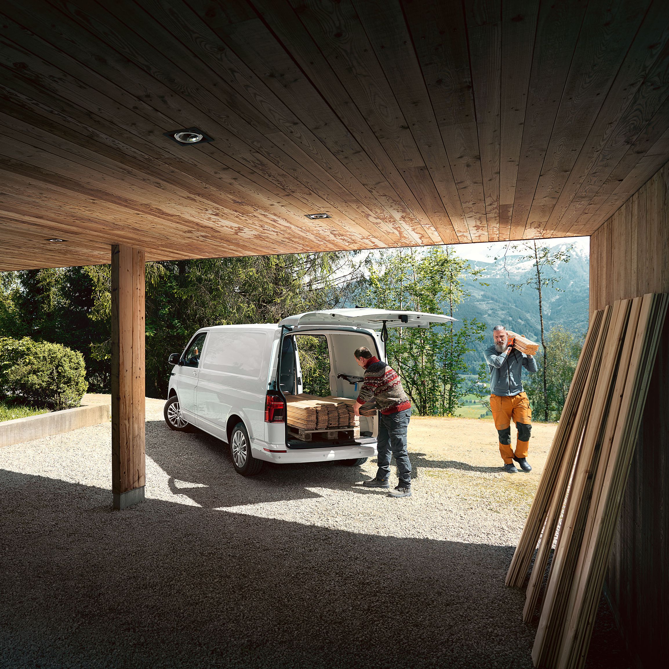 VW Transporter 6.1 parte frontală grilă radiator