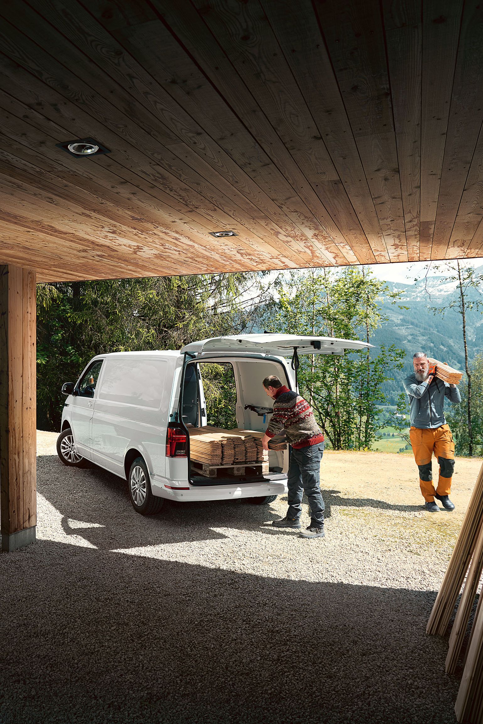 VW Transporter 6.1 parte frontală grilă radiator