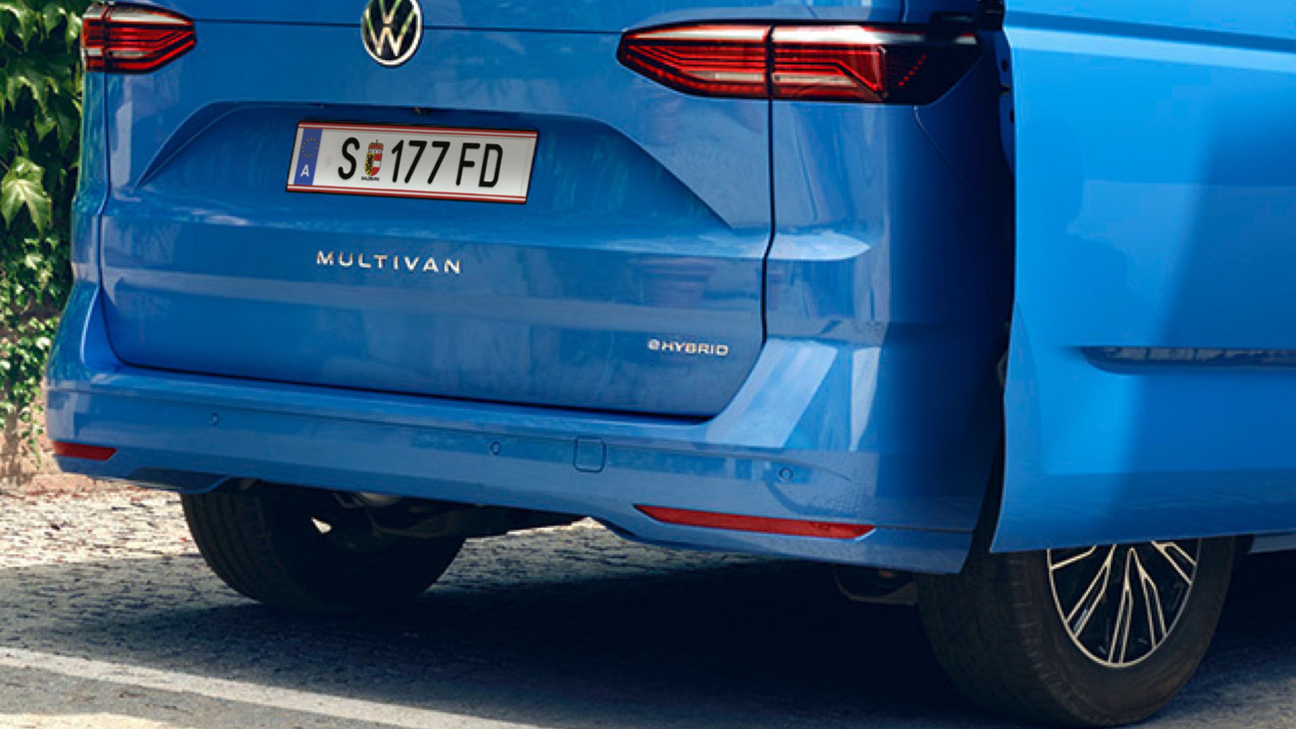 Das LED Rücklicht beim neuen VW Multivan T7 2021.