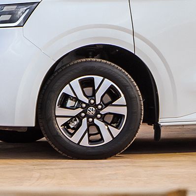 VW Transporter offene Heckklappe