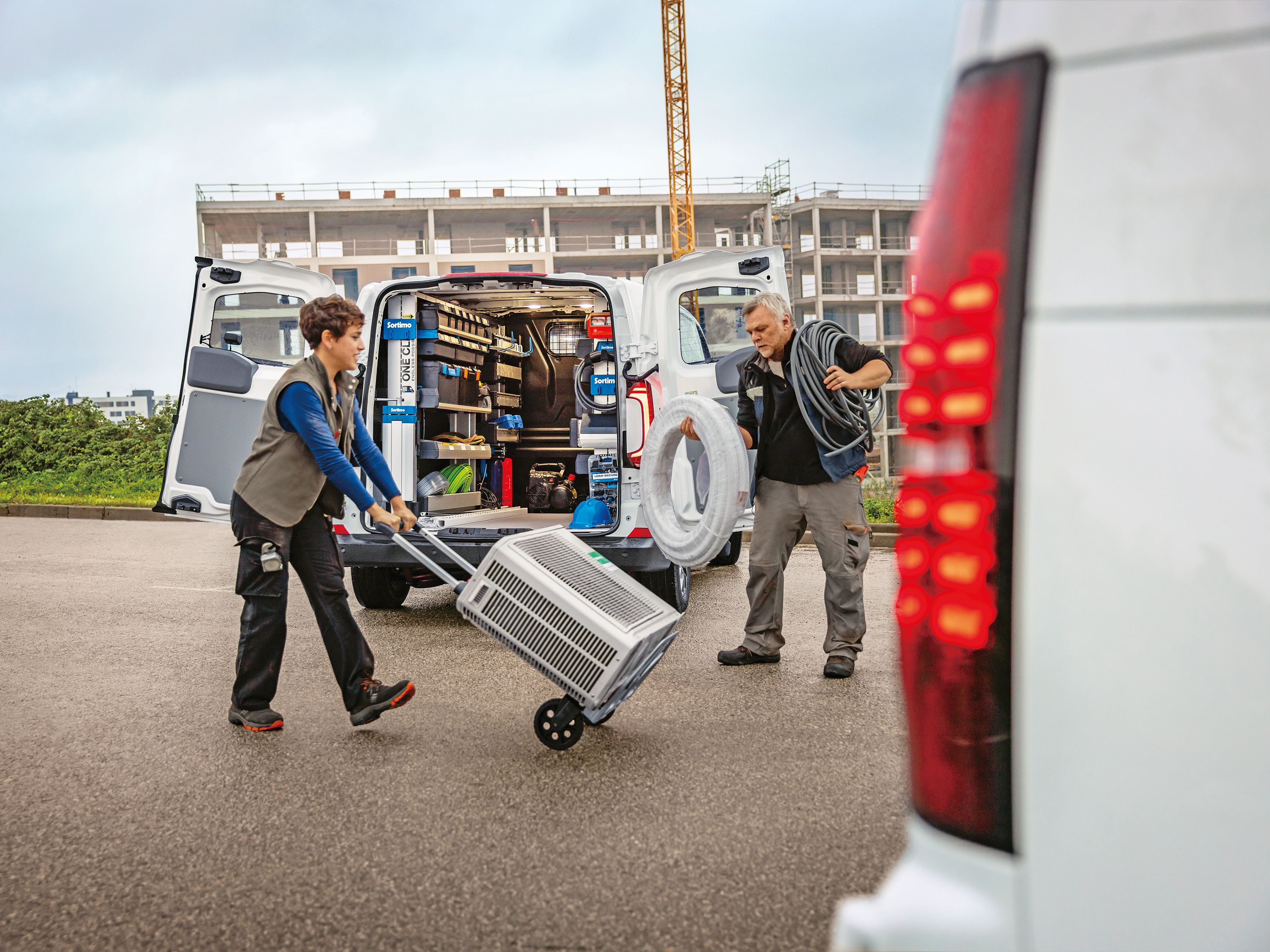 Transporter mit Sortimo Einbau