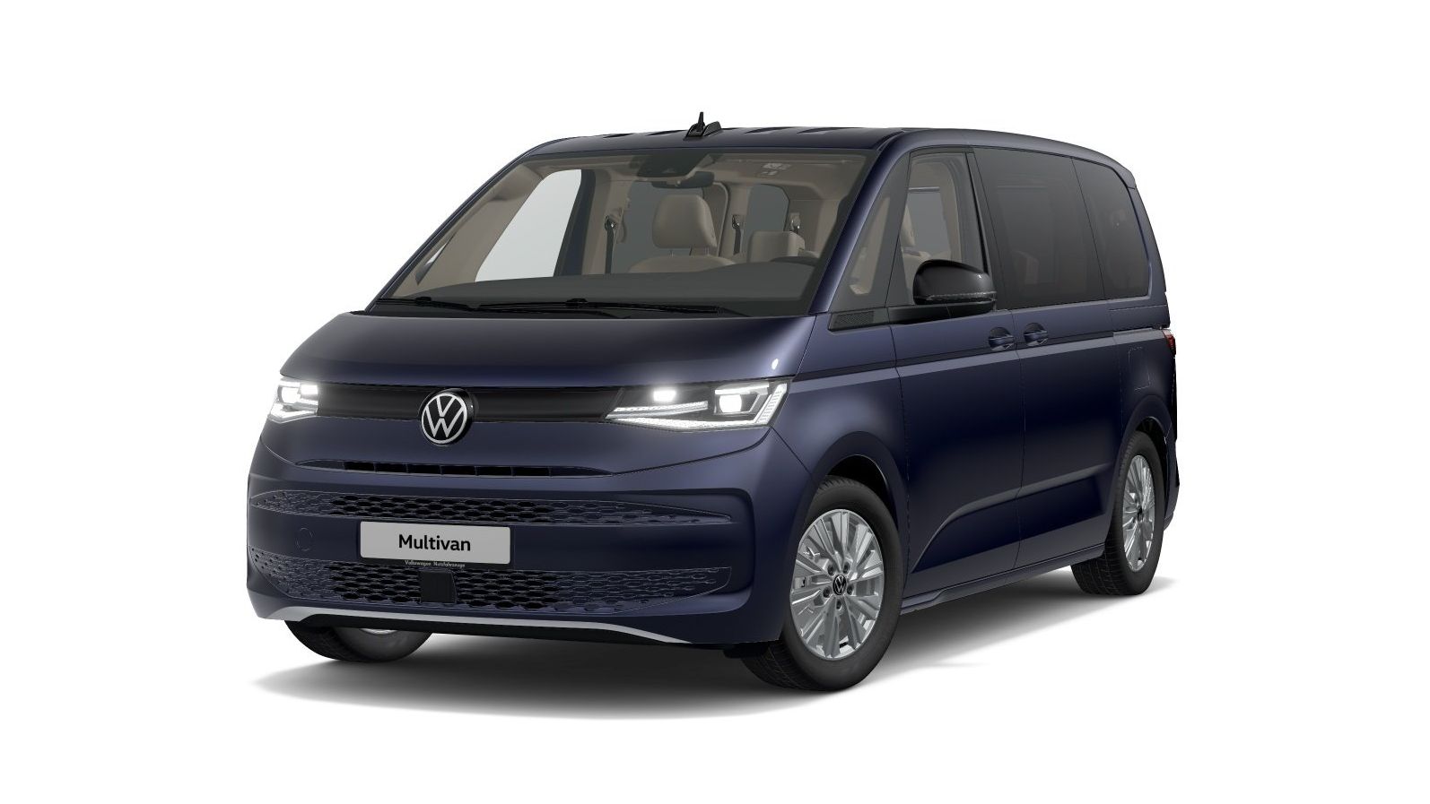 Der neue VW T7 Multivan Business in Blau